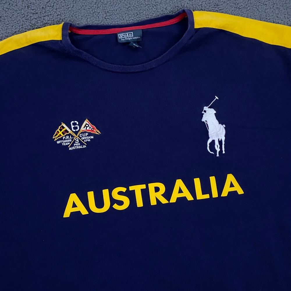 Polo Ralph Lauren Australia T-Shirt Mens 4XLT Big Pony RL Ocean Challenge 2011